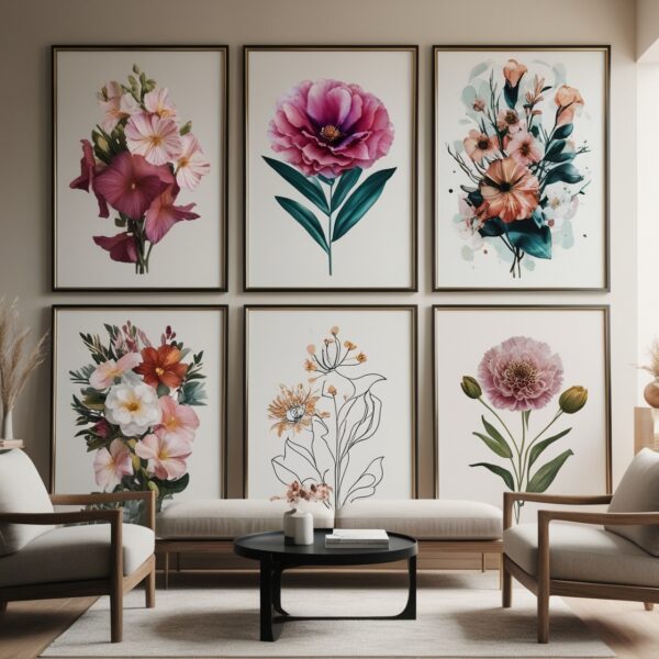 Printable Floral Wall Art