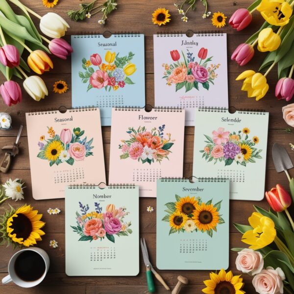 Seasonal Flower Calendars - Image 2